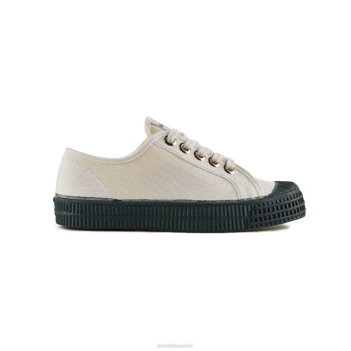 XB28271 Novesta s.m.kid 10 valkoinen/515 vihreä vegaaniset kengät