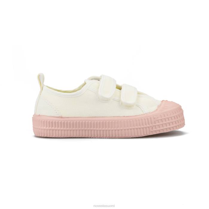 XB28285 Novesta s.m.kid tarranauha 10 wht/333 pinkki vegaaniset kengät